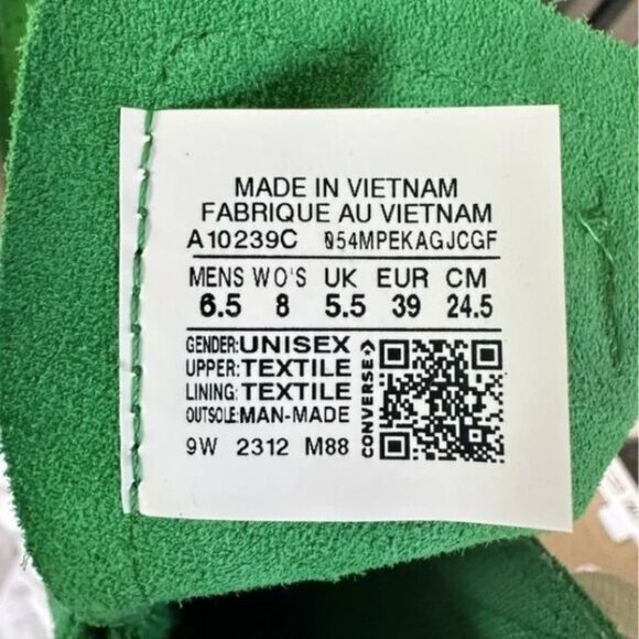 ⭐Converse Ctas Cruise Hi Platform Sz 8 Women's Shoes Suede Green Sneaker A10239C - Picture 13 of 13